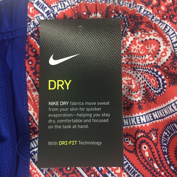 Nike Women’s Dri-FIT Paisley Running Short Sz S - Picture 6 of 9